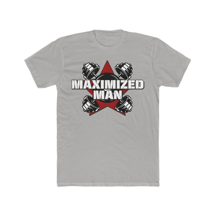 Maximized Man Solid Light Grey T-Shirt